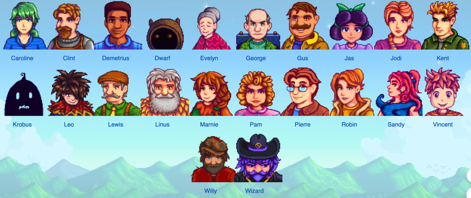 Conhe A Os Moradores De Stardew Valley Guia Completo Dos Personagens