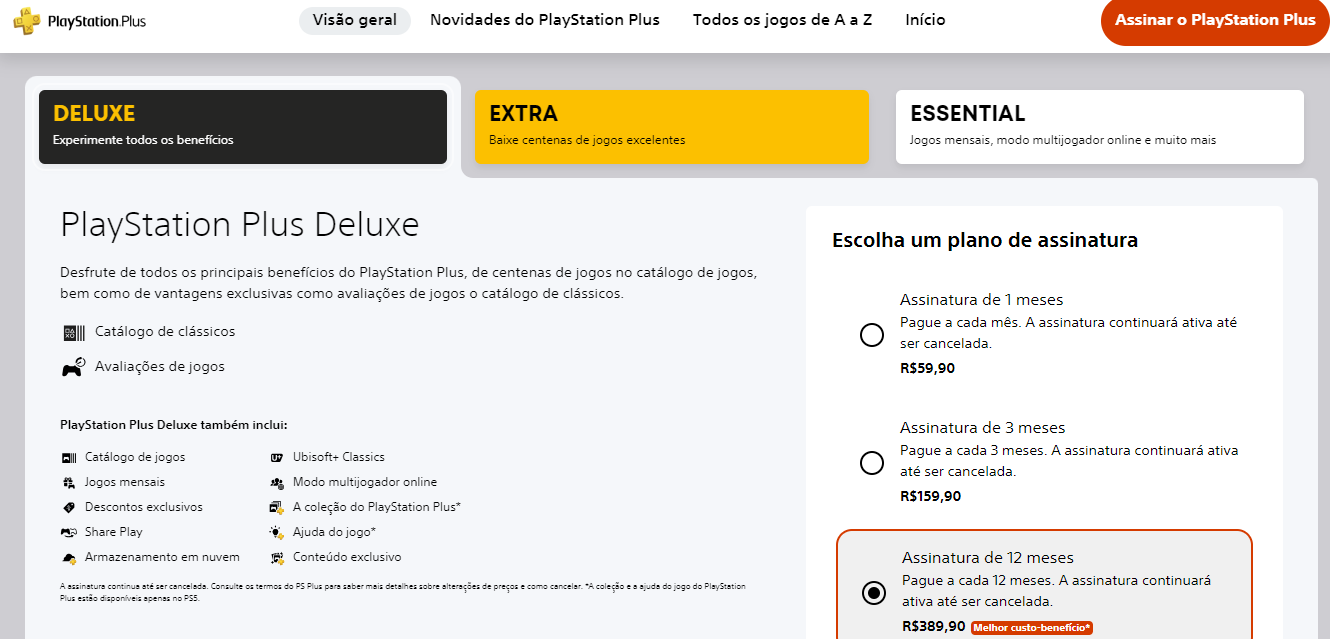 Preço de assinatura da PlayStation Plus vai aumentar no Brasil