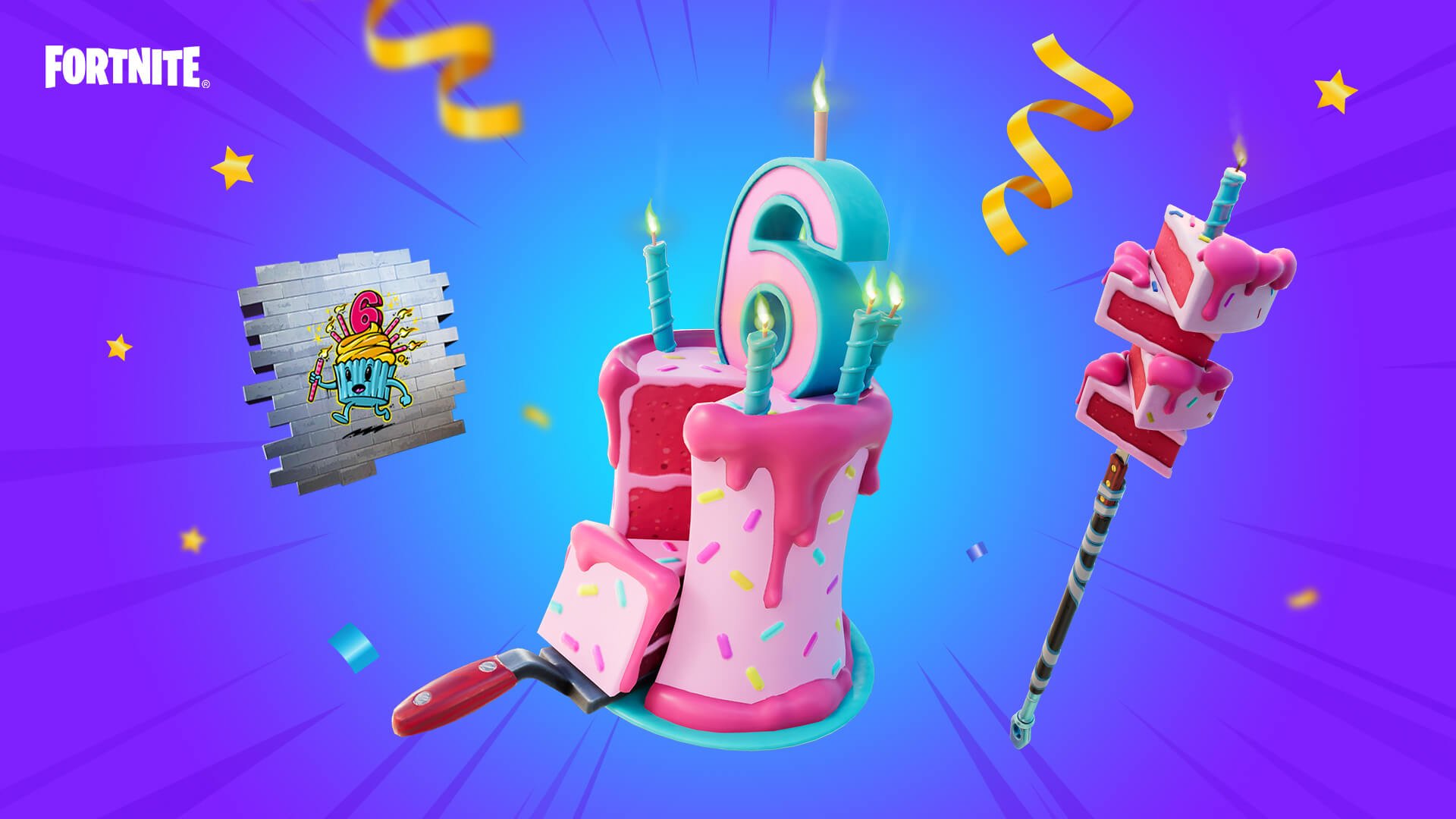Fortnite Comemora Seu Sexto Aniversário com Eventos Especiais