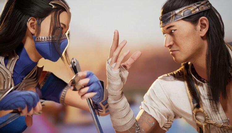 Liu Kang e Kitana no Mortal Kombat 1