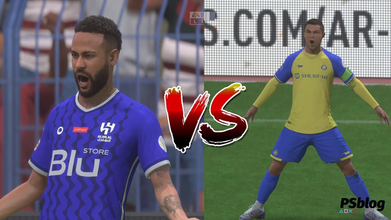 Simulamos um confronto entre Neymar x CR7 no Sauditão, veja o resultado!