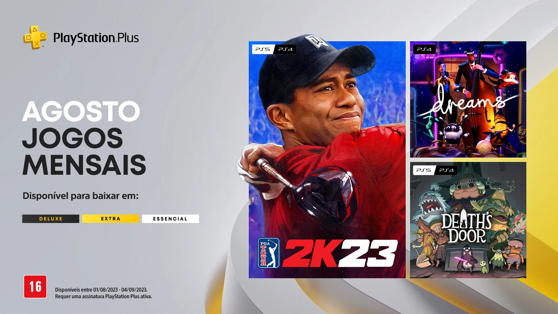 Última Chamada para Jogos de Agosto no PS Plus Essential
