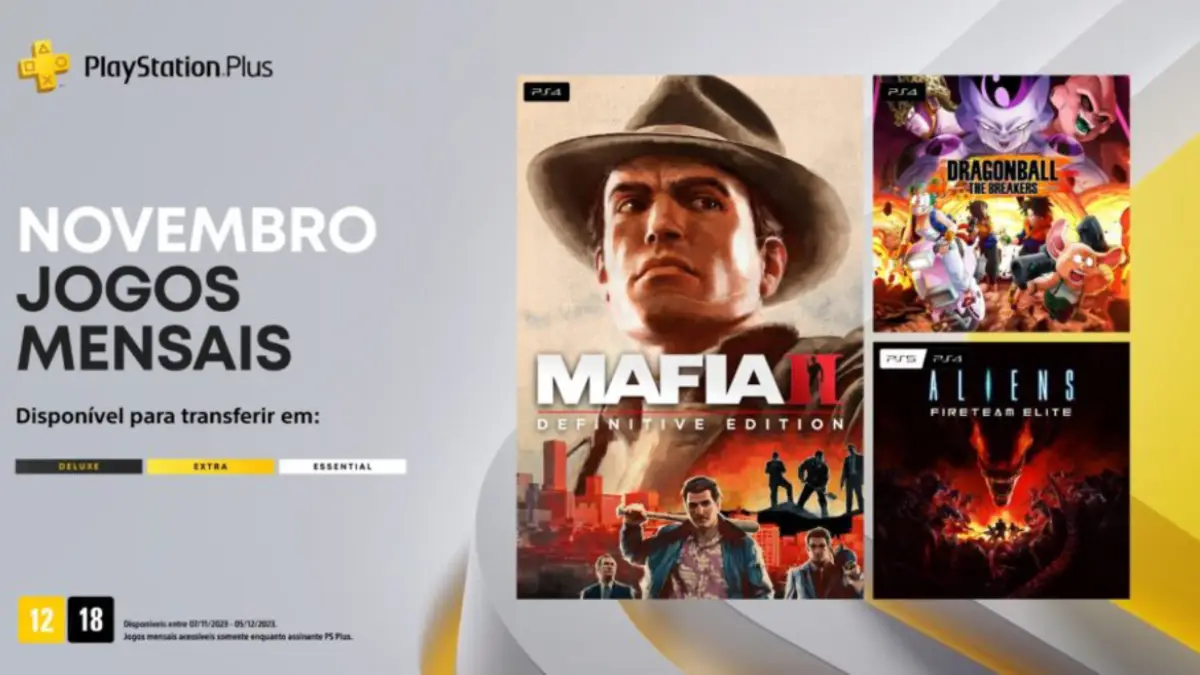 PlayStation Plus Novembro 2023: Jogos Gratuitos e Tamanhos dos Arquivos  Revelados!