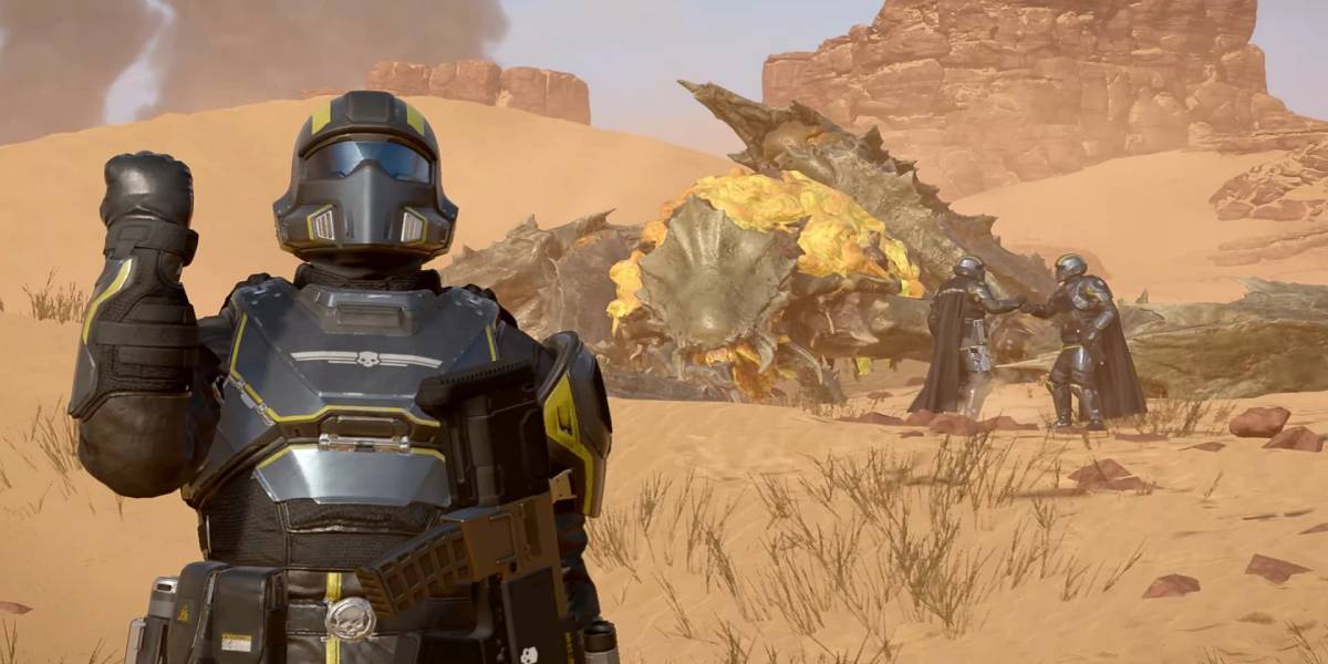 Helldivers 2 quebra recorde no Steam como o maior lançamento da PlayStation Studios