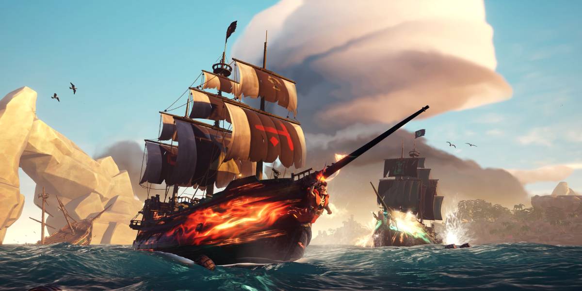 Sea of Thieves invade o PS5: Conta Microsoft agora é passaporte para as aventuras piratas