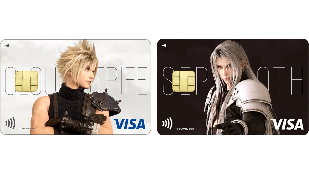 Cartões de crédito Final Fantasy VII Rebirth são lançados no Japão