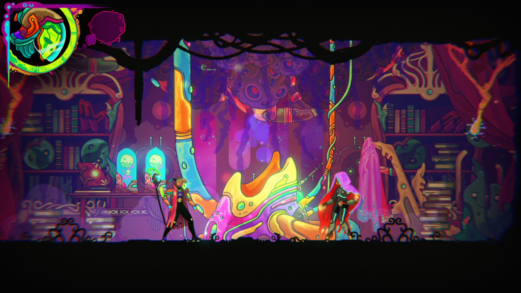 Descubra Ultros no PS5 com PS Plus! Aventure-se gratuitamente neste metroidvania psicodélico. Baixe agora e mergulhe nessa jornada única!
