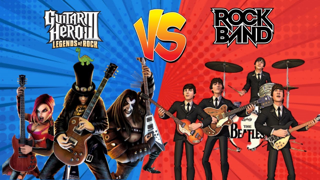 Guitar Hero vs Rock Band