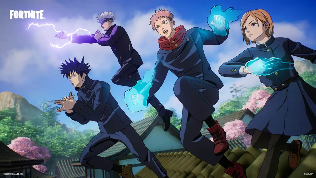 Fortnite terá crossover com JUJUTSU KAISEN