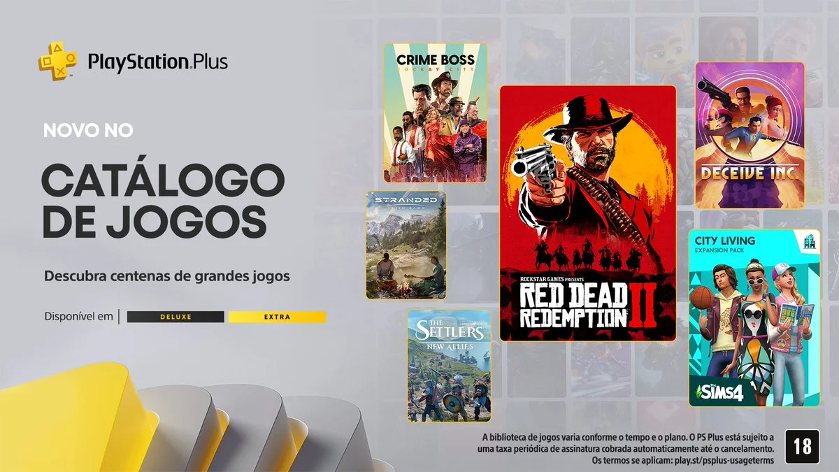 Red Dead 2 e mais entrando na Plus ainda ESSE MÊS