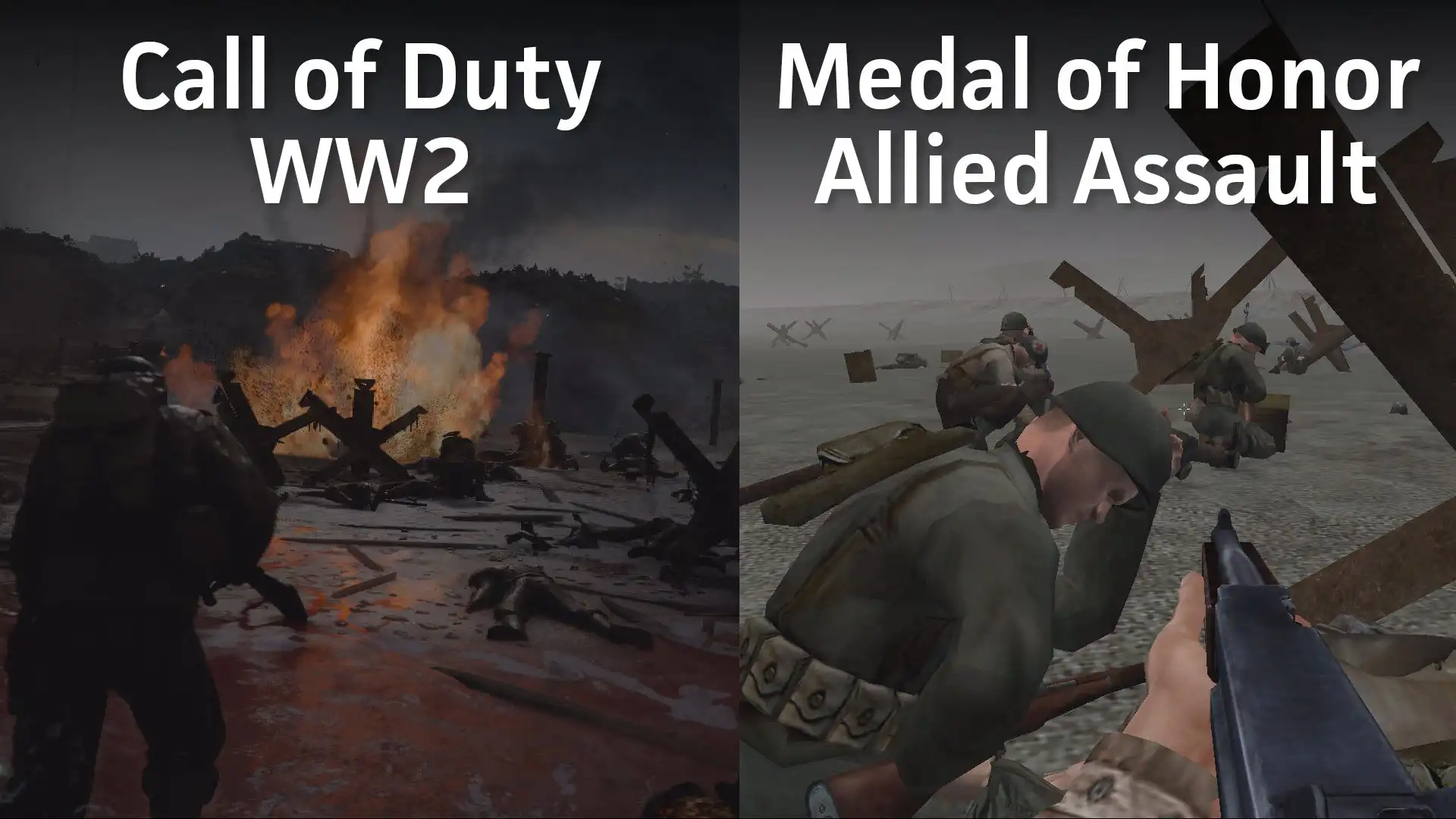 Call of Duty e Medal of Honor