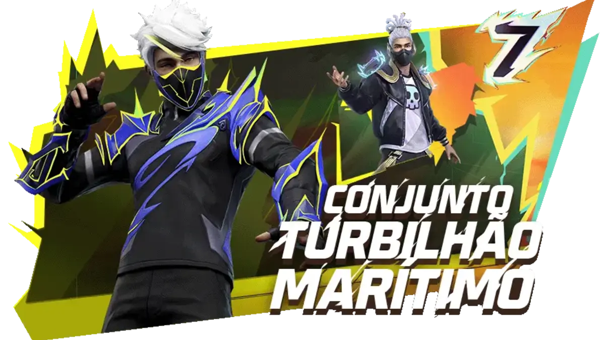 Free Fire – Como conseguir o Conjunto Turbilhão Marítimo?