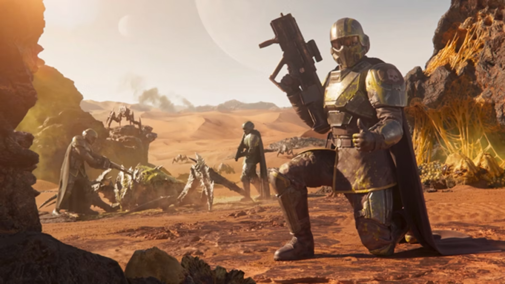 Descubra como Helldivers 2, o jogo que prometia sucesso, perdeu 90% dos jogadores em meses. Clique aqui e saiba tudo sobre essa queda!