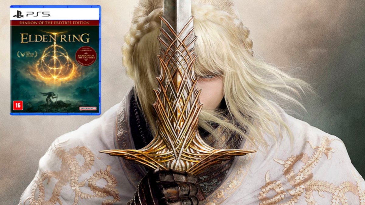 Mídia física de Elden Ring + DLC com super desconto!