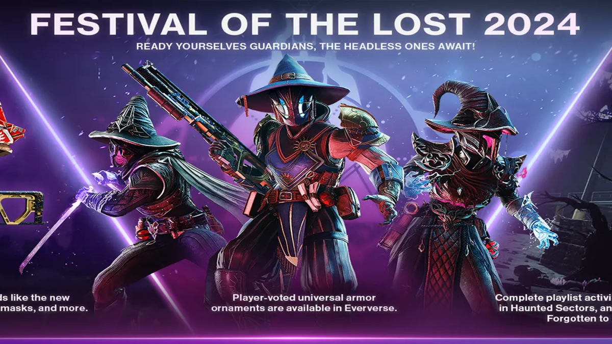 Descubra todas as novidades do Festival of the Lost 2024 em Destiny 2! Armaduras, máscaras, armas e mais. Clique aqui e não perca nada!