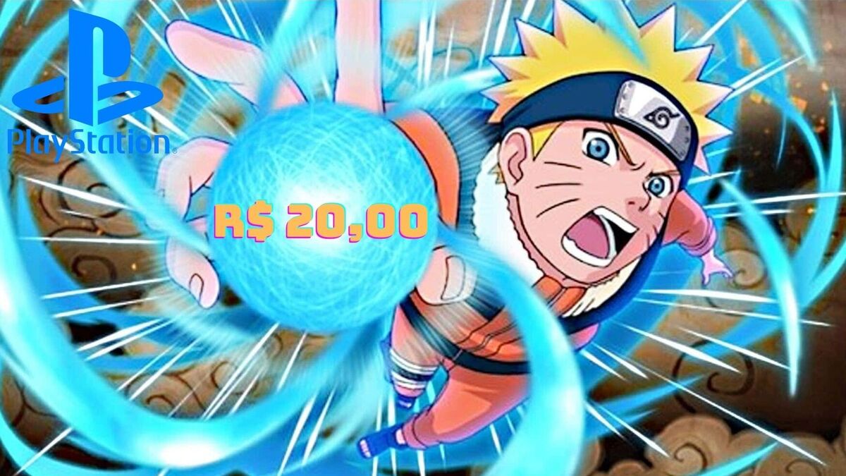 Prepare o Rasengan! Jogos do Naruto por apenas R$ 20,00 na PS Store. Corre para garantir essa promoção e reviva as batalhas épicas!