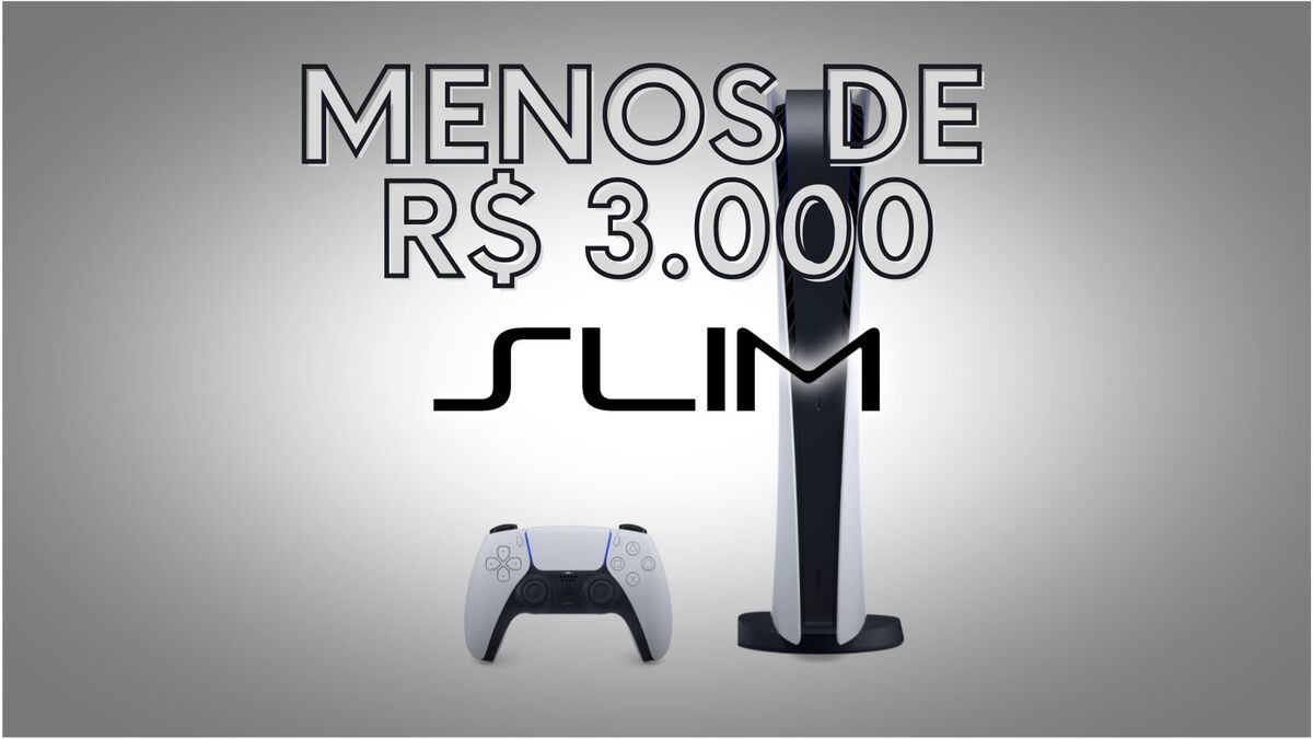 Corre para garantir! PS5 Slim com 1TB e dois jogos incríveis por menos de R$ 3 mil. Aproveite já!