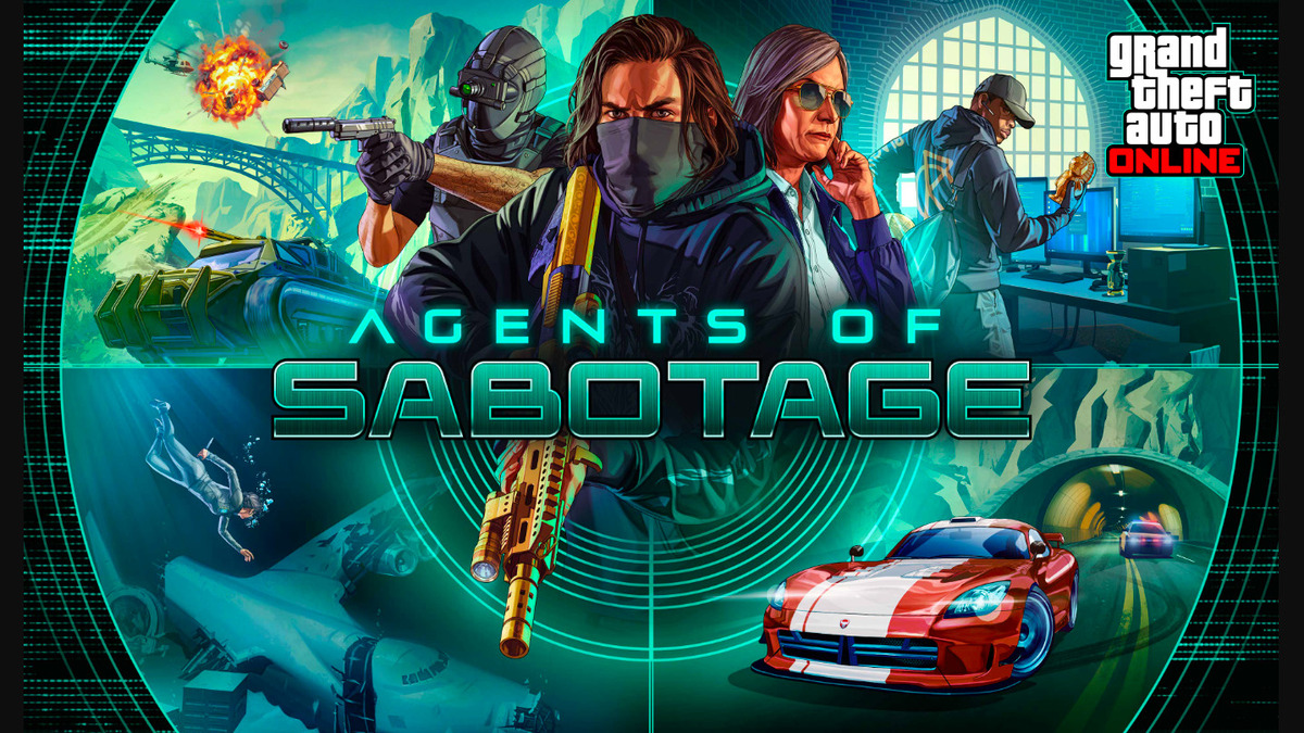 Prepare-se para a ação! GTA Online: Agents of Sabotage chega em 10 de dezembro. Monte sua equipe e domine o caos.