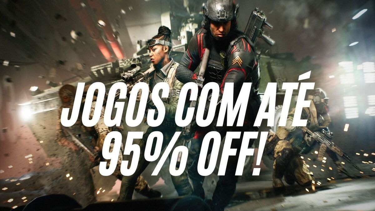 Promoção imperdível na PS Store: jogos de tiro com até 95% OFF! Garanta agora os melhores títulos para PS4 e PS5. Não perca!