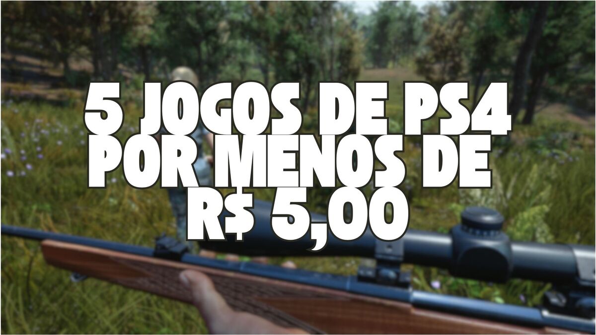 Aproveite agora! 5 jogos de PS4 por menos de R$ 5,00 na PS Store. Amplie sua coleção com ofertas imperdíveis. Clique e descubra mais!