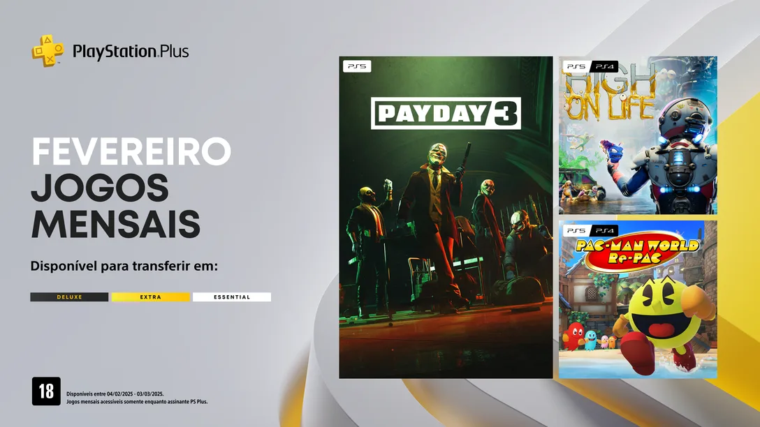 PS Plus Essential de fevereiro: Jogos revelados!