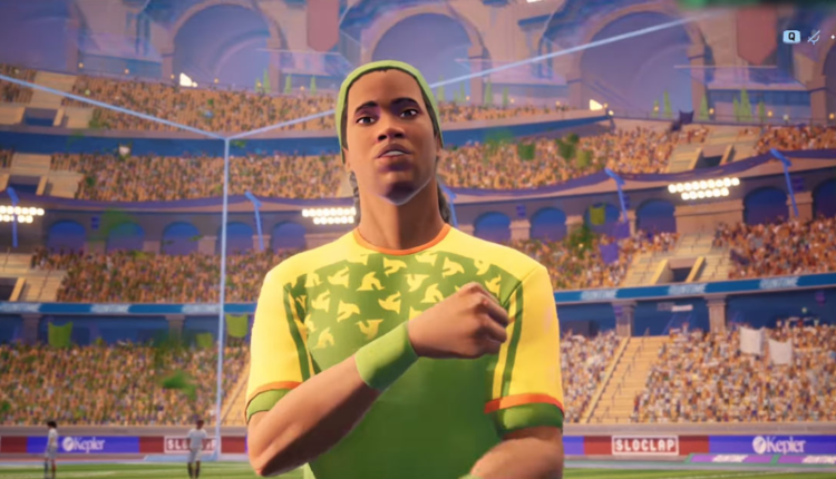 Ronaldinho em campo (de novo), mas agora nos videogames