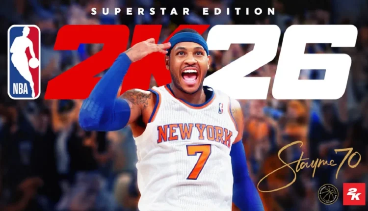 Carmelo "completa capas de jogos" com NBA 2K26
