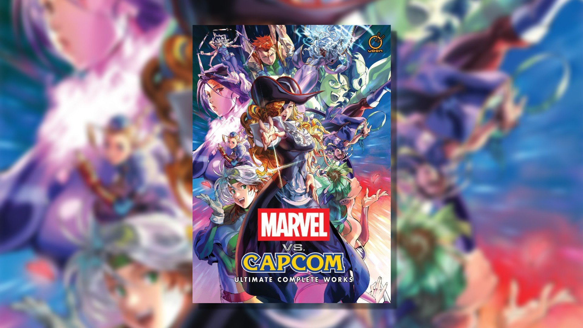 Este belo livro de arte do marvel vs capcom é imperdível