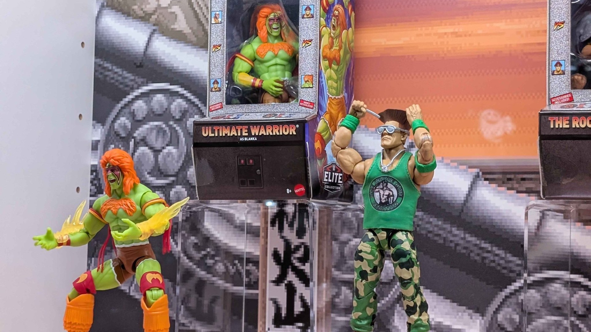 Lutadores se fantasiam de lutadores de rua em novas figuras Mattel