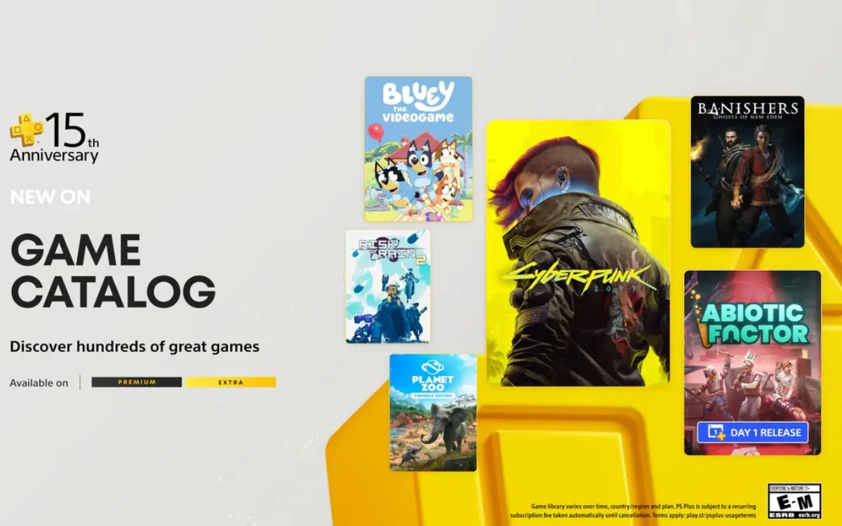 PS Plus Extra e Deluxe de julho inclui Cyberpunk 2077 e mais 9 jogos