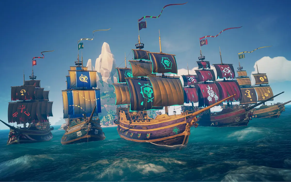 Sea of thieves ganha servidores privados para vários navios