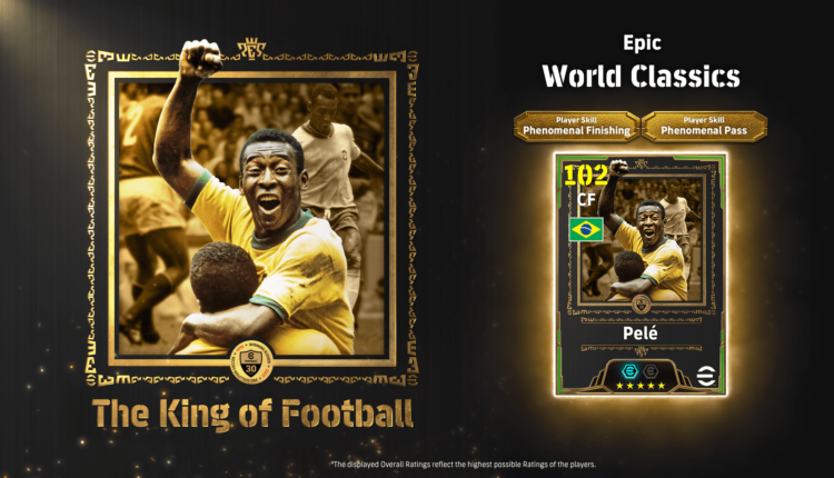 Lendários! eFootball 2025 recebe Pelé, Cruyff e Puskás