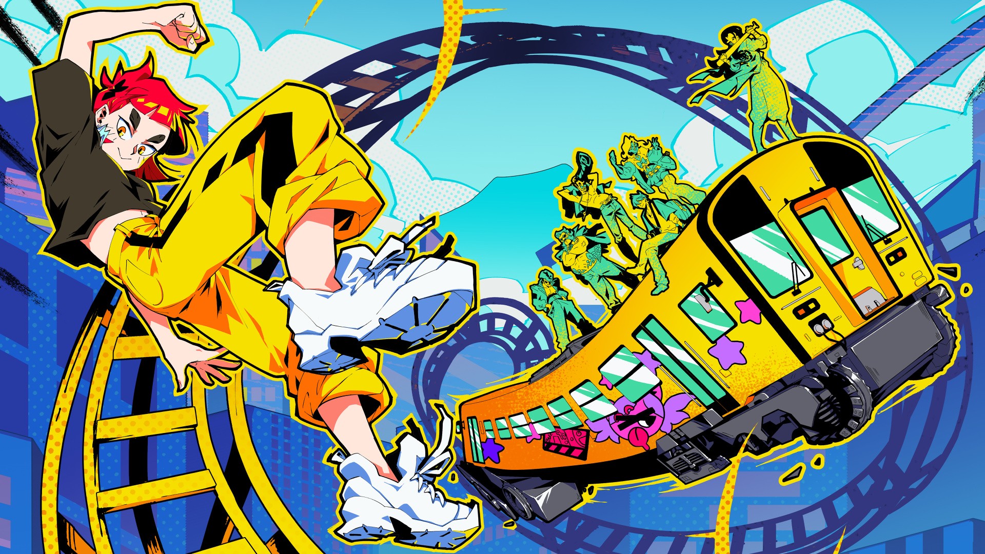 Denshattack é uma nostalgia da era Dreamcast com foco em trilhos