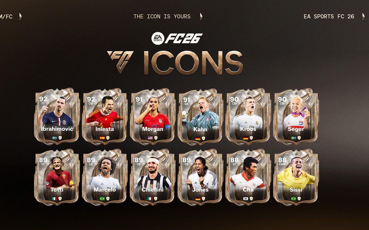 EA Sports FC 26 anuncia nova classe de ídolos com Marcelo e Zlatan