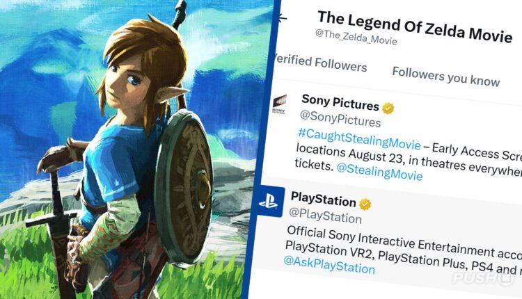 Sony's Zelda Movie Now Has an Official Social Media Account, and It's Only Following PlayStation