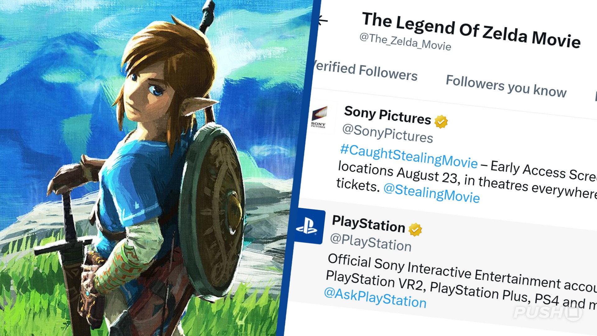Filme da Sony baseado em Zelda ganha conta oficial nas redes sociais