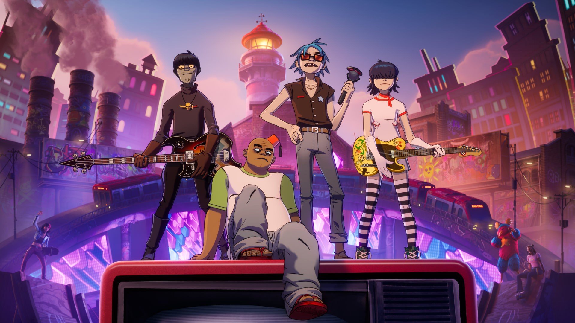 Gorillaz pode ser a atração mais interessante do festival Fortnite