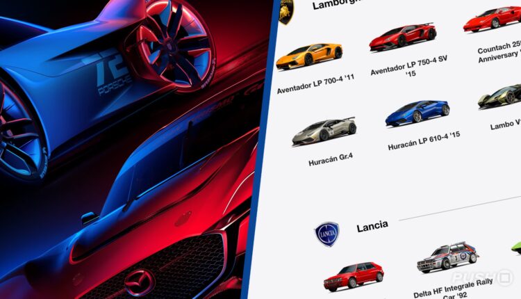 Gran Turismo 7's Exhaustive Car List Gets Stunning Dedicated Webpage