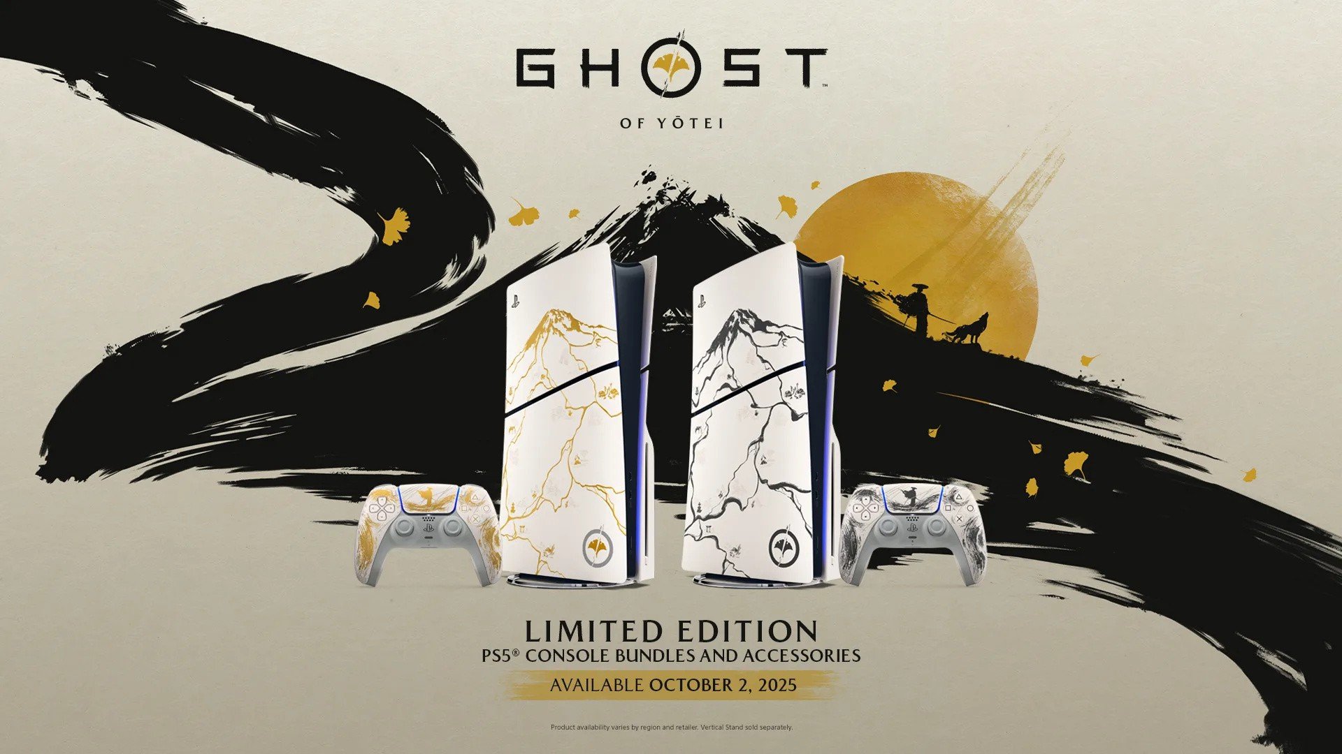 Sony inicia pré-vendas do console e acessórios Ghost of Yotei para PS5 na próxima semana