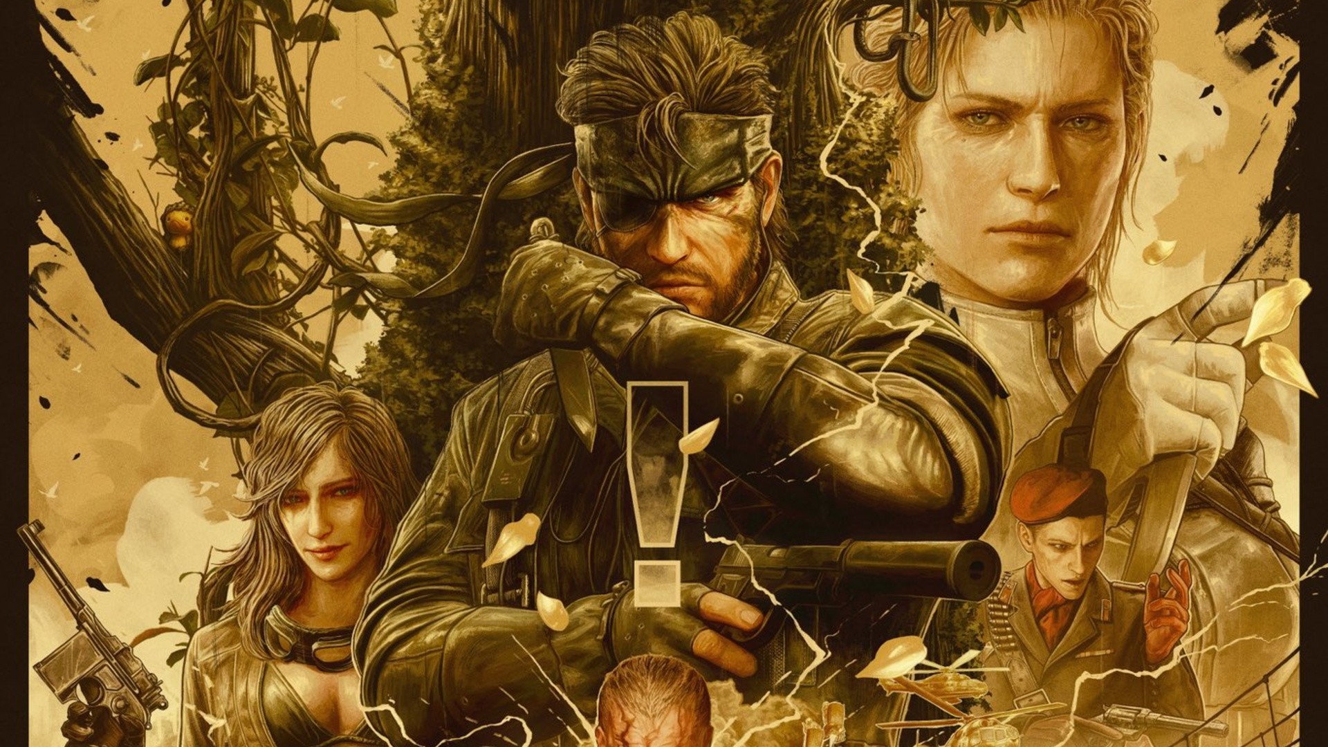 pôster impressionante de metal gear solid delta é essencial para fãs