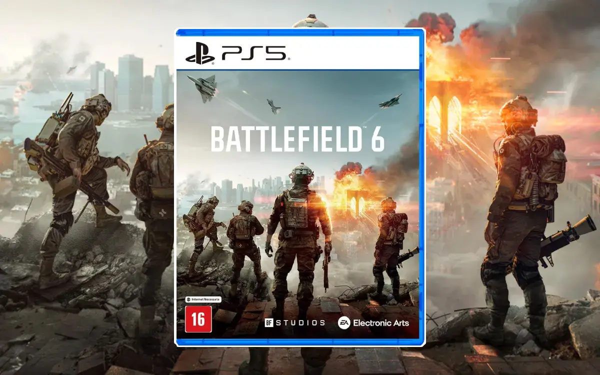 Battlefield 6 disponível em mídia física para PlayStation 5