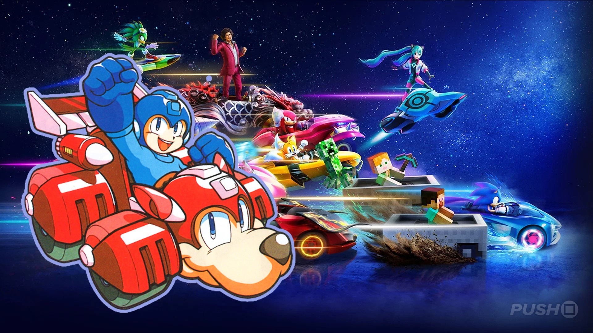 Mega Man e NiGHTS se juntam ao elenco de Sonic Racing CrossWorlds