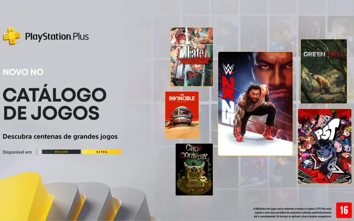 PS Plus Extra e Deluxe de setembro inclui Persona 5 Tactica