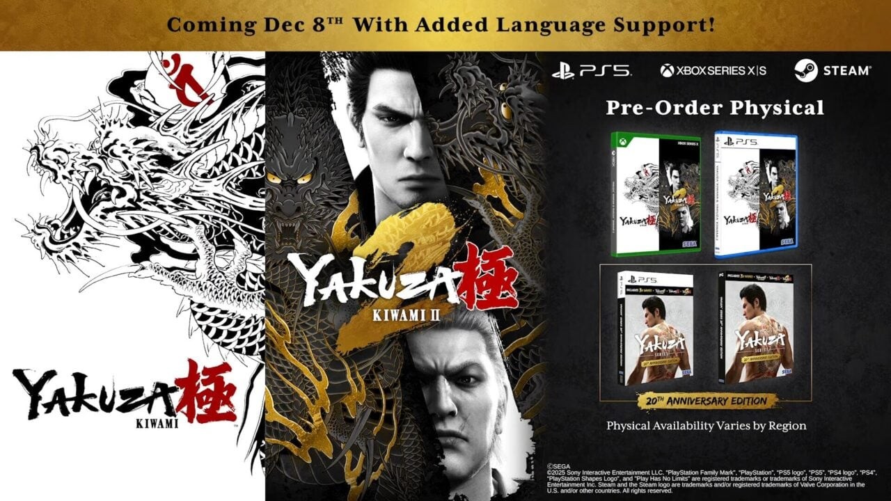 Yakuza Kiwami 1 e 2 chegam ao PS5 em 8 de dezembro
