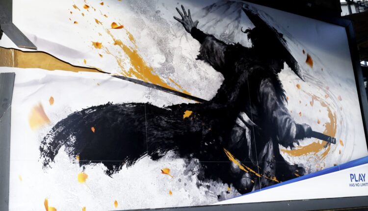 Ghost of Yotei's London Billboard Is One of the Coolest Ads We've Seen in Ages