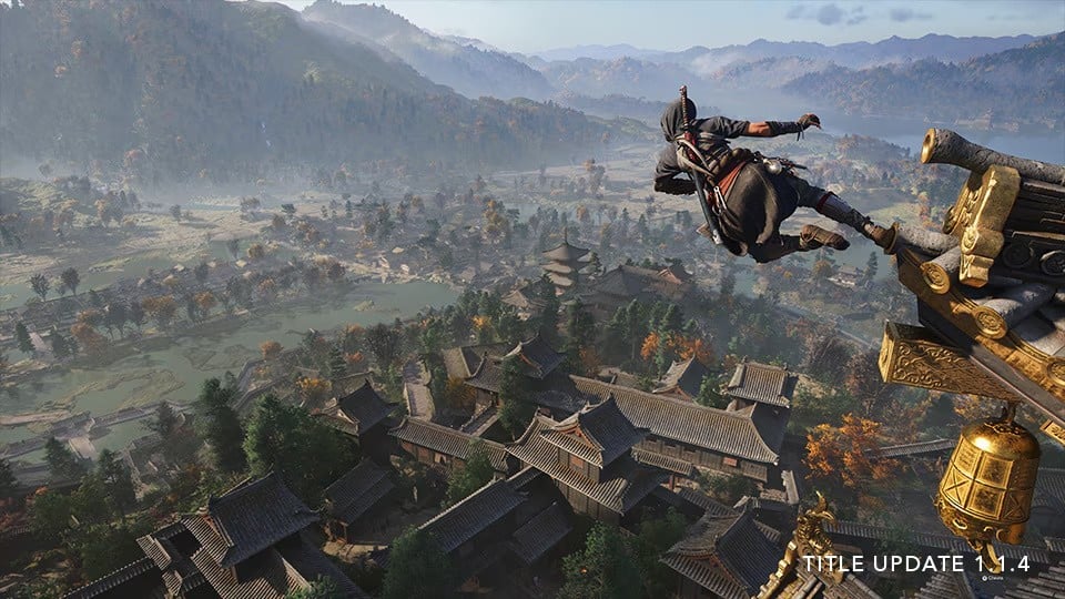 Atualização 1.1.4 de Assassin’s Creed Shadows traz novidades para PS5