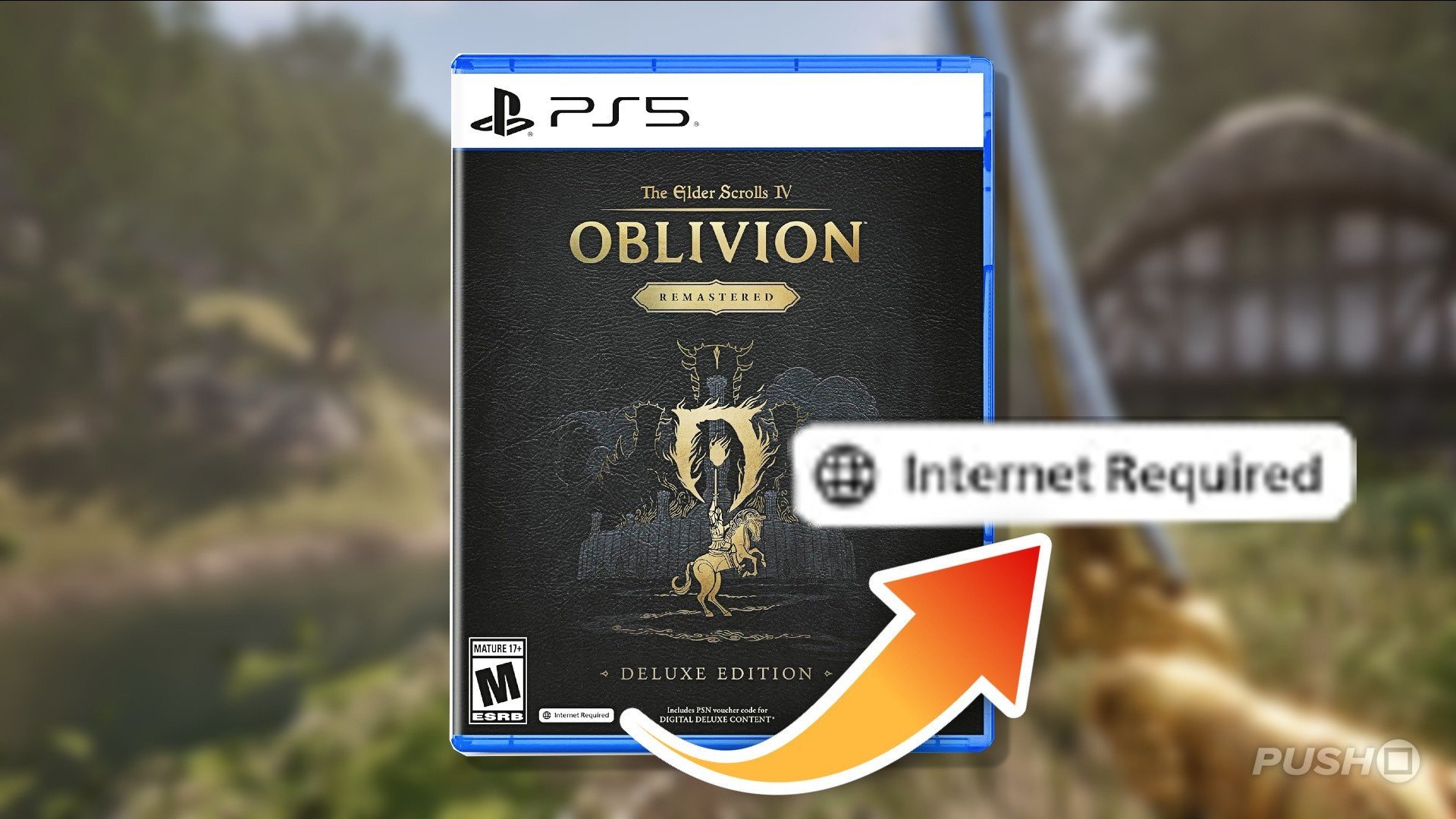 Confirmado: edição física de Oblivion Remastered no PS5 precisa de download adicional para jogar