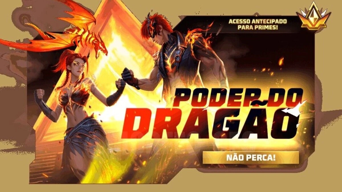 Free Fire: Novo Token Royale traz o inédito Conjunto – Fulgor do Dragão