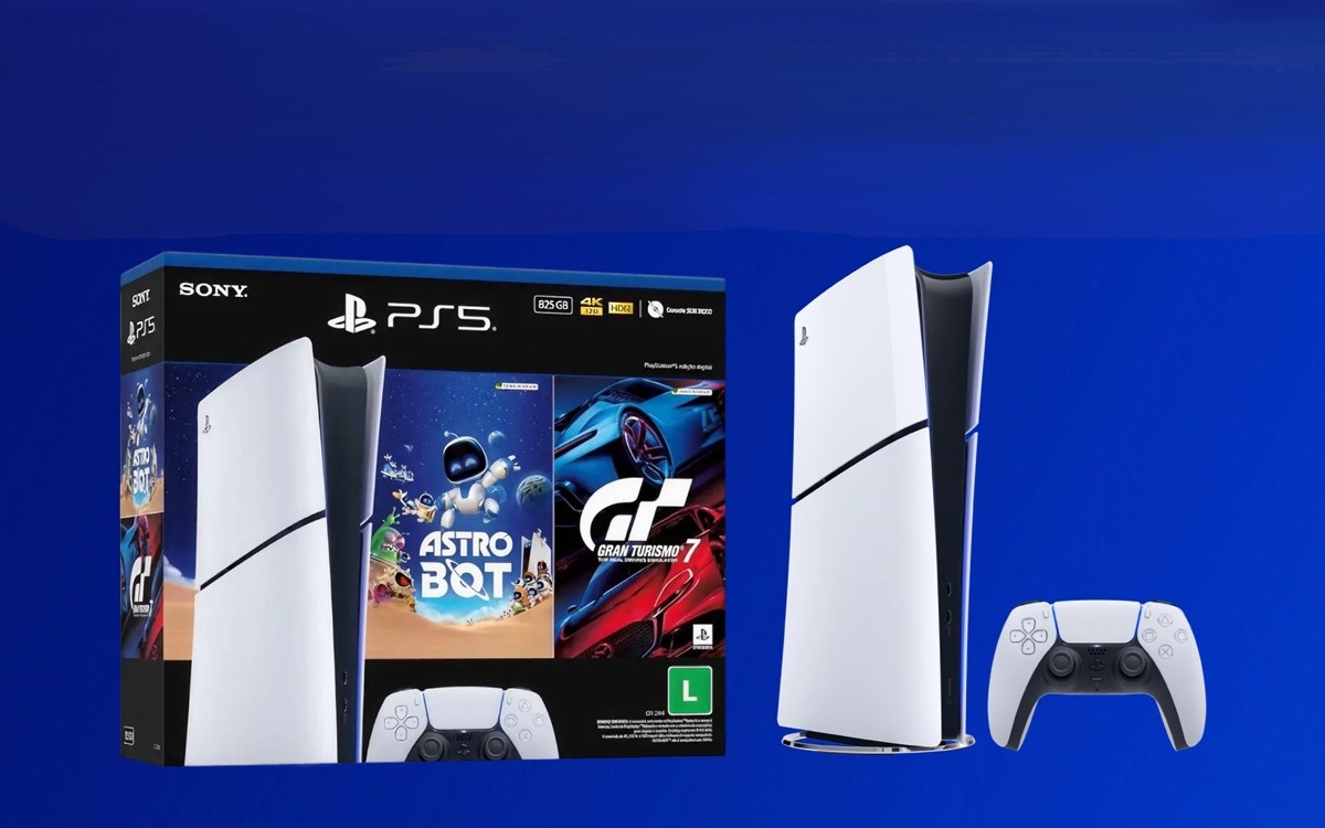 PlayStation 5 Slim Digital 825GB disponível por R$ 2.789