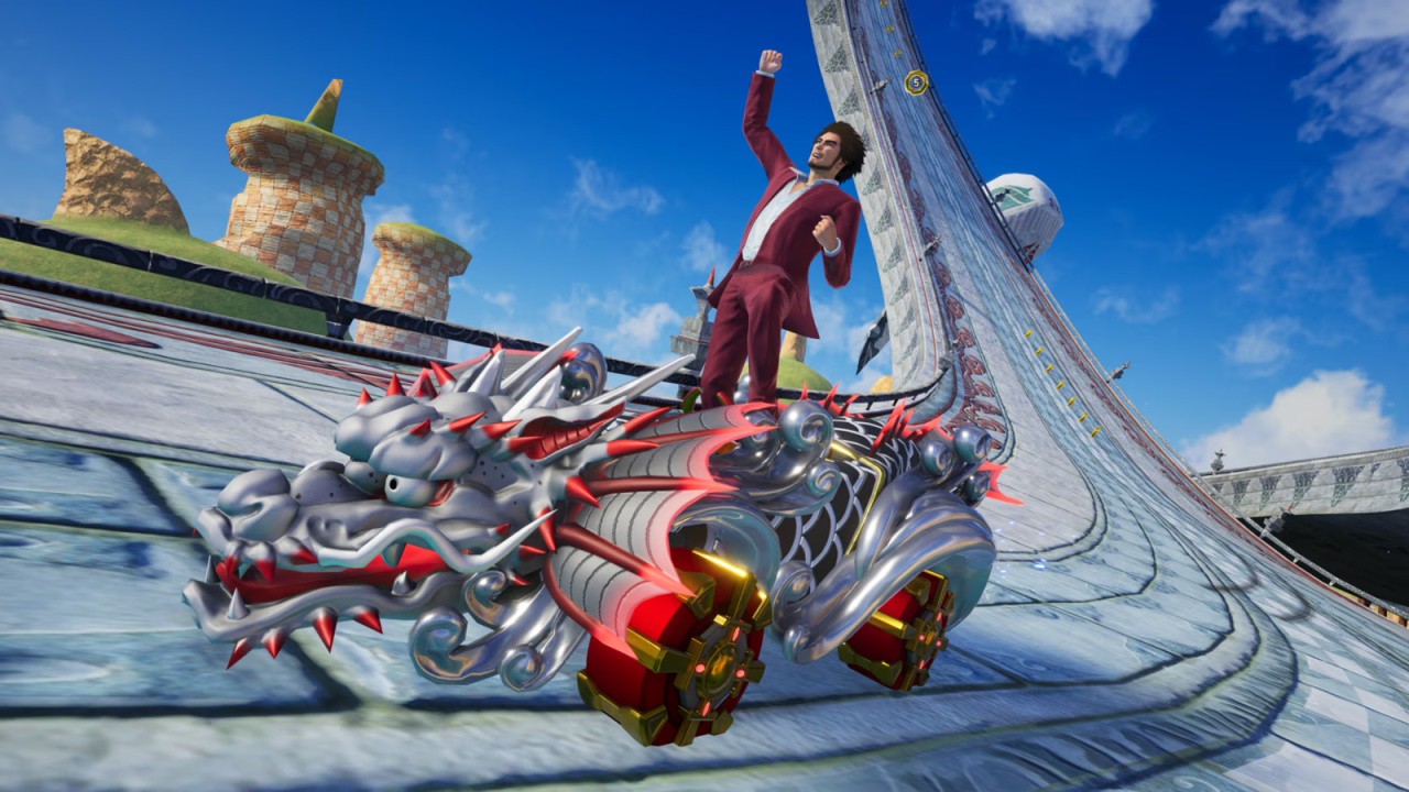 Sonic Racing: CrossWorlds adiciona Ichiban Kasuga gratuitamente